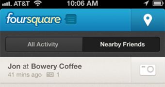 Foursquare iOS screenshot
