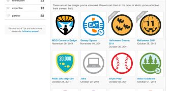 Foursquare badges now level up