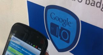 NFC check-ins with Foursquare at the 2011 Google I/O conference