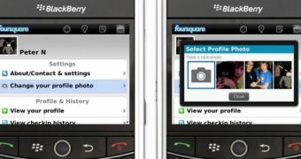Foursquare for BlackBerry