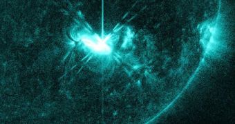 This is the M5.3-class solar flare observed by SDO on July 4, 2012