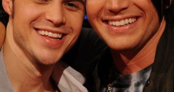 American Idol winner Kris Allen and runner-up Adam Lambert