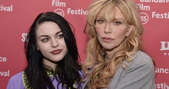 Frances Bean Cobain and mother Courtney Love at the Sundance Film Festival