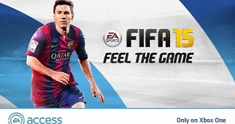 FIFA 15 is available via EA Access on Xbox One