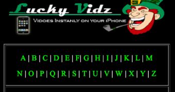 LuckyVids web site header