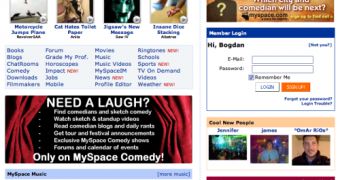 The MySpace official page