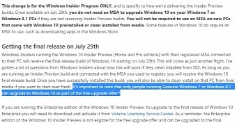 The updated statement that Microsoft posted in the original blog