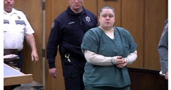 Katie Stockton has been sentenced to 50 years in prison over leaving her newborn to die in freezing temperatures, tucked in a bag and left on the side of a road