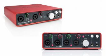 Focusrite Scarlett 6i6 and 18i8 USB audio interface products