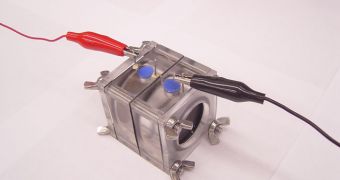 Image of the new fuel cell prototype