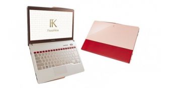 Fujitsu Floral Kiss is a laptop aimed at the ladies