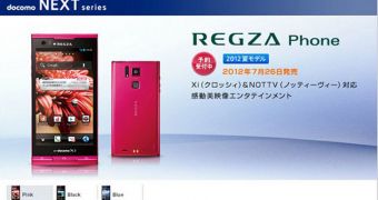 REGZA Phone T-02D