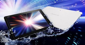 Fujitsu's Waterproof Arrows Tab, a 10.1-Inch Tablet with Android 4.0