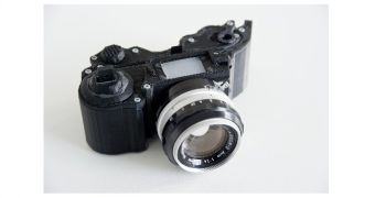 3D printed SLR camera