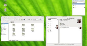 The default GNOME 2.23 desktop