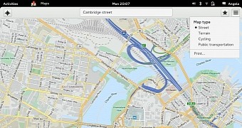 GNOME Maps app