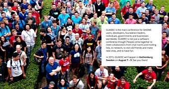 GNOME developers and users at GUADEC