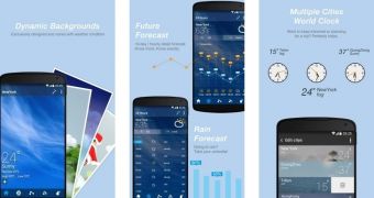 GO Weather Forecast & Widgets for Android (screenshots)