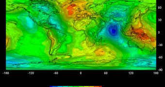 The first global gravity model based on GOCE satellite data