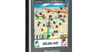 GPS phone from Pharos