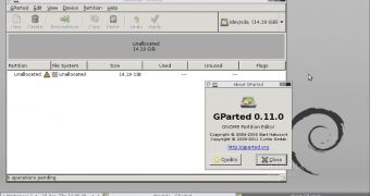 GParted Live CD 0.11.0-2