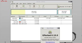 GParted Live CD 0.13.0-1