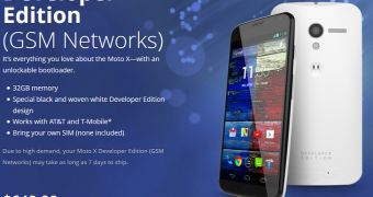GSM Moto X Developer Edition