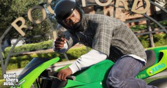 GTA 5's characters engage in a lot dangerous situations