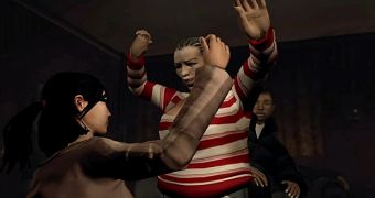 An image from the latest GTA IV trailer, 'Move Up Ladies'