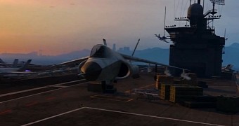 GTA V Online aircraft carrier