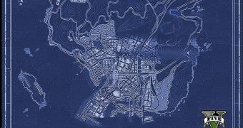GTA V map