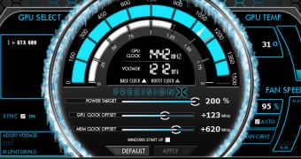 GTX 680 Clocked at 1,442 MHz on Air Cooling