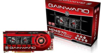 Gainward's reference HD 4870 graphics card
