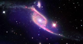 Galactic Cannibalism Feeds Supermassive Black Hole