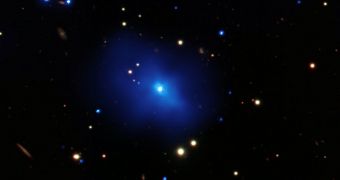 Galactic Cluster Found Around Strong Quasar