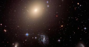 Photo showing the Abell Cluster of galaxies
