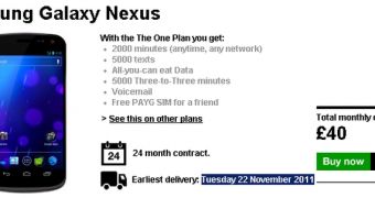 Galaxy Nexus Now Available at Three UK