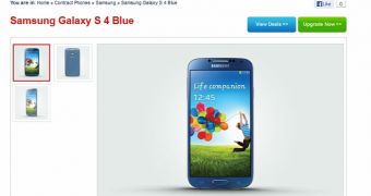 Samsung GALAXY S4 in Arctic Blue