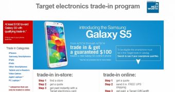 Samsung Galaxy S5 trade-in offer at Target Mobile