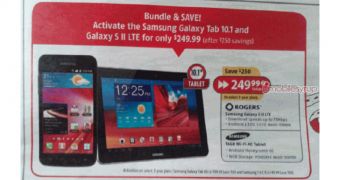 Galaxy Tab 10.1 and Galaxy S II LTE Bundled at Future Shop for Only $250
