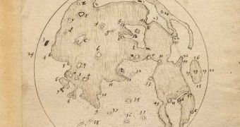 Thomas Harriot's map of the Moon, dating back 400 years ago