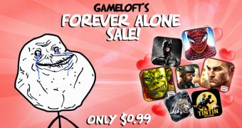 Gameloft "Forever Alone" sale