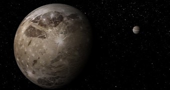 Researchers see a huge bulge on Jupiter's moon Ganymede