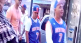 Knicks fans are caught on camera before beating up a gay couple in NYC