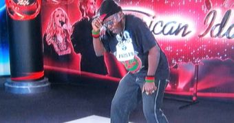 General Larry Platt performing his hit “Pants on the Ground” on the American Idol auditions