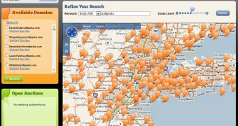 GeoDomainMap Powered by Bing Maps
