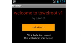 Towelroot comes under the form of an easy to use Android app