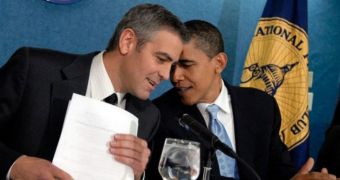 George Clooney can't stand people who badmouth his friend Barack Obama