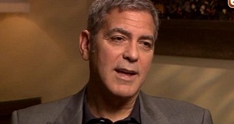 George Clooney promotes "Tomorrowland," talks a lot about wife Amal