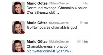 Twitter account of Mario Götze hacked